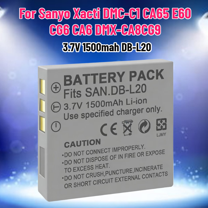 Drone - Baterai 3.7V 1500mah DB-L20 untuk Kamera