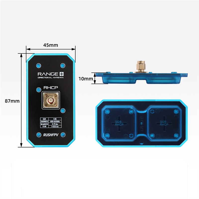Fpv Goggles - Antena Patch FPV 5.8GHz Jangkauan Jauh