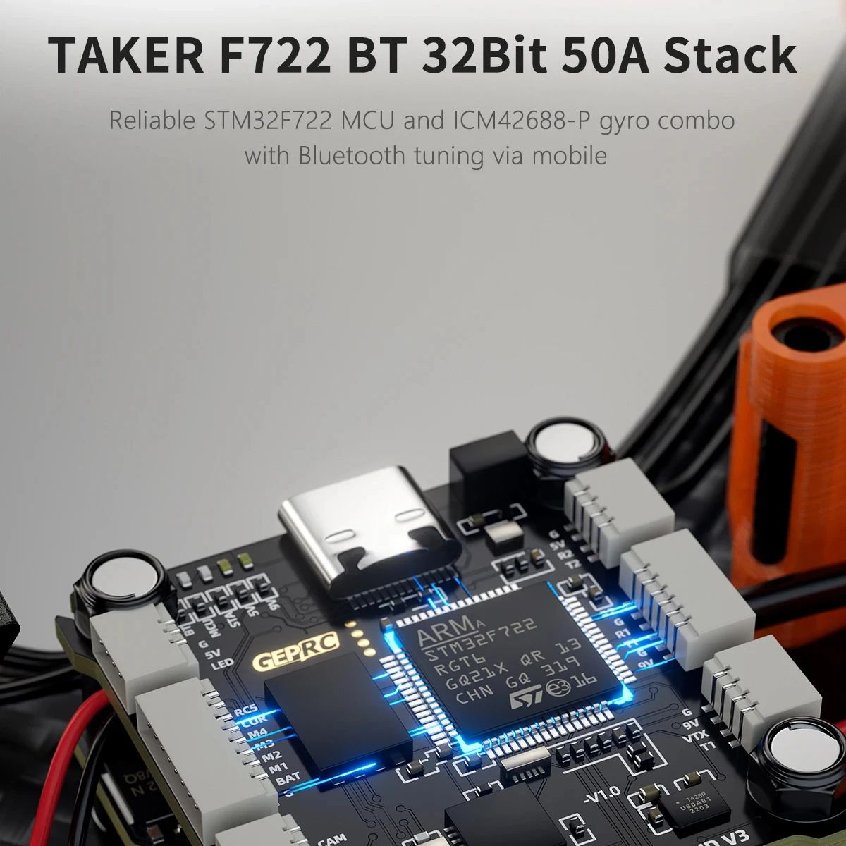 GEPRC MARK5 O4 Pro DC WTFPV Dr - F722 Flight Controller ulasan dan harga