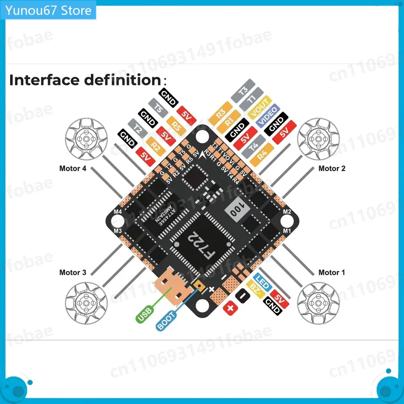 Untuk GEPRC GEP-F722-45A AIO V - F722 Flight Controller ulasan dan harga