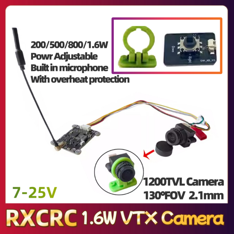 Modul RXCRC 5.8G 48CH 1.6W VTX - Rc Transmitter ulasan dan harga