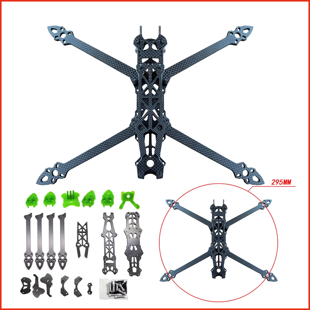 1 buah Mark4 Mark 4 HD 7 inci  - Carbon Fiber Drone Frame ulasan dan harga