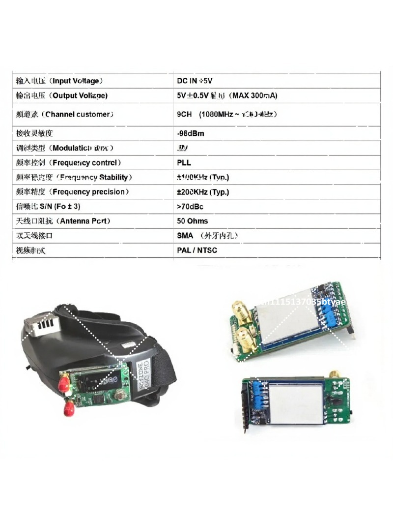 Transmisi Gambar 1.2G 1.3G Dua - Fpv Goggles ulasan dan harga