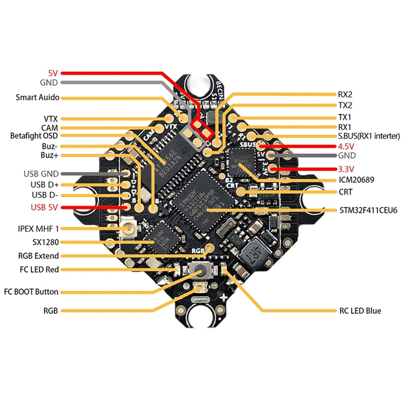 Super Sale FPV F411 ELRS AIO F - Betaflight Fc ulasan dan harga