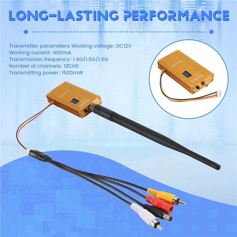 A48U 1.5G 1.5W FPV VTX 12CH 15 - Rc Transmitter ulasan dan harga