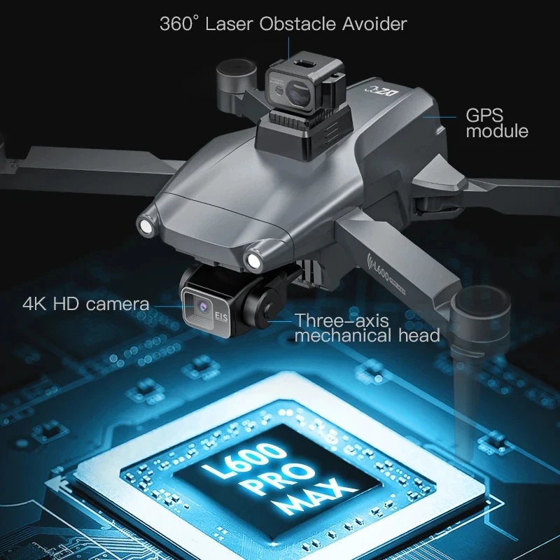 L600 PRO MAX Drone GPS profesi - Drone With Camera ulasan dan harga