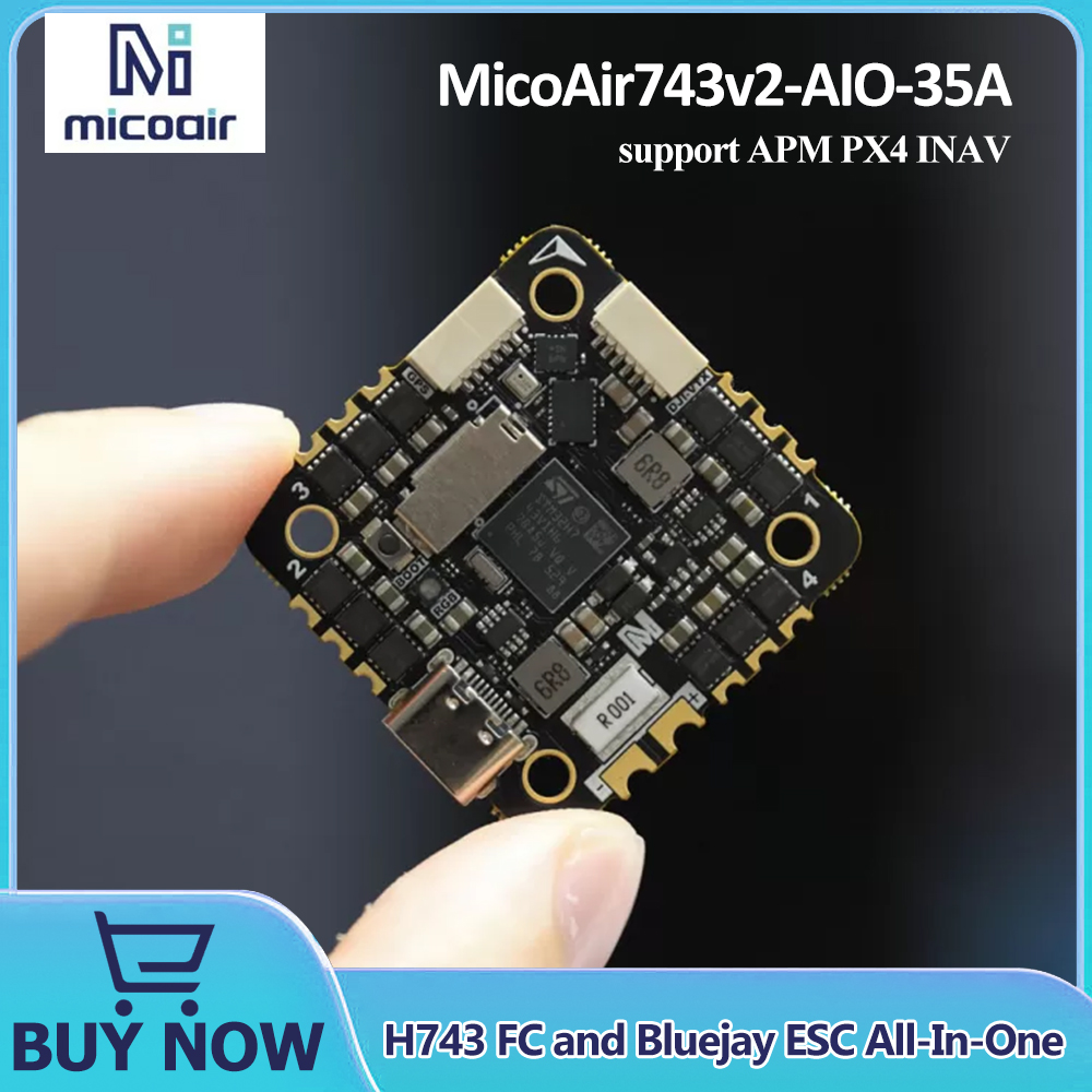 MicoAir743v2-AIO-35A H743 FC d - Betaflight Fc ulasan dan harga