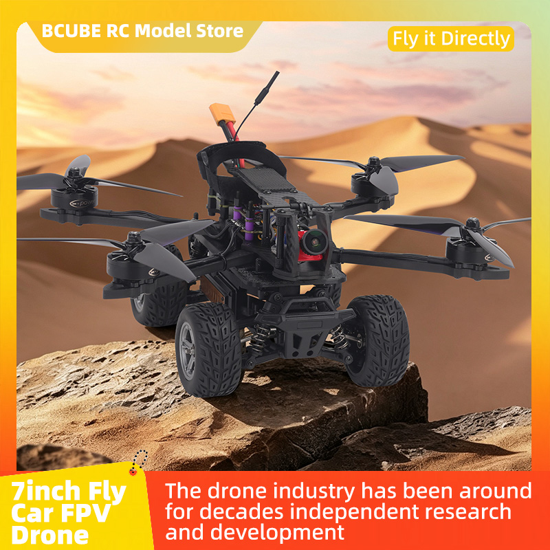 B-CUBE 7inch Flying Car FPV Dr - F722 Flight Controller ulasan dan harga