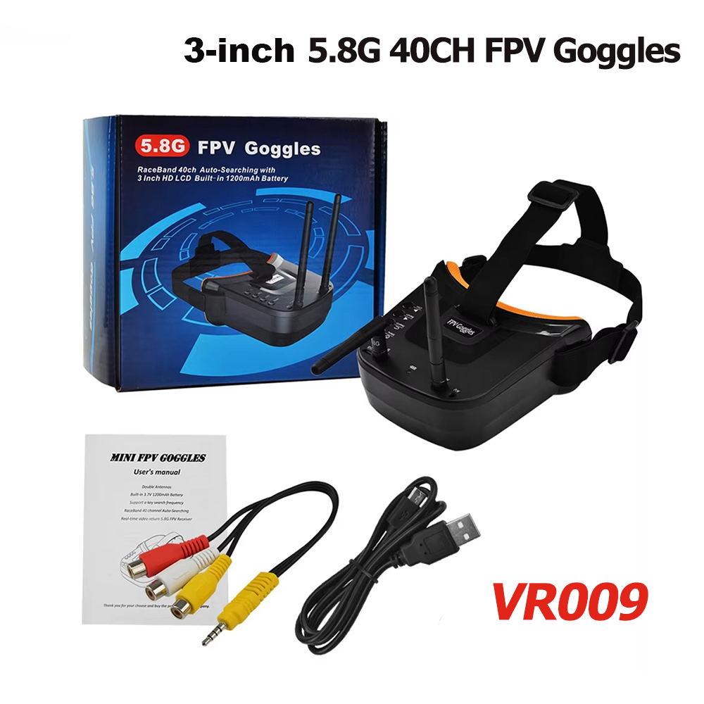 VR009 Kacamata Video FPV Layar - Fpv Goggles ulasan dan harga