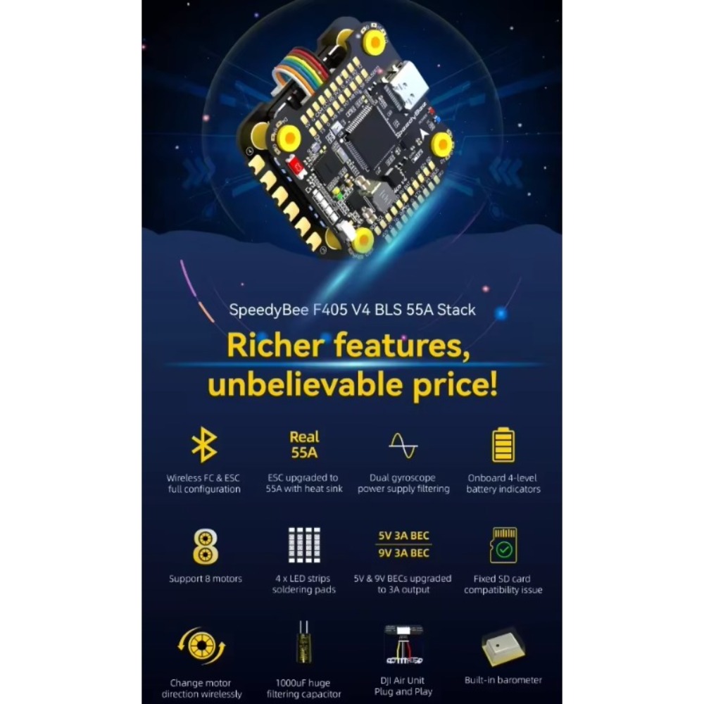 Produk Premium AvaCore BLS 4-i - Betaflight Fc ulasan dan harga